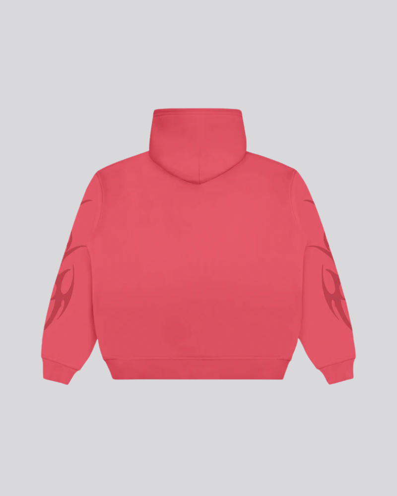 Unisex Heavyweight Graphic Hoodie – Bubblegum Pink