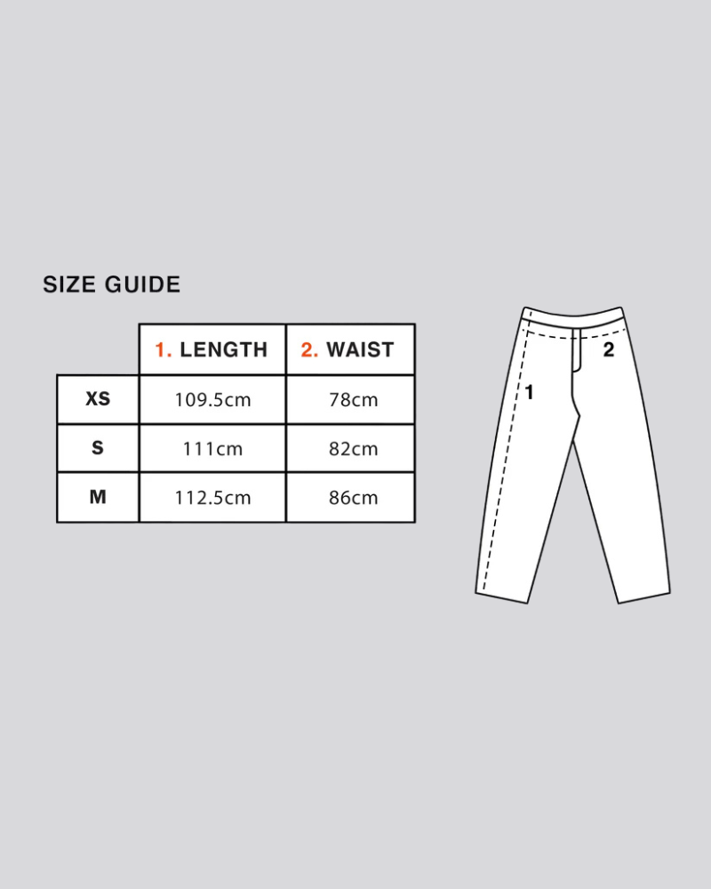 Women's Loose Canvas Pants - Wide Leg Cotton Trousers - Off White