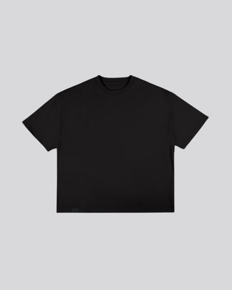 Unisex Heavyweight Graphic Cotton T-Shirt – Black