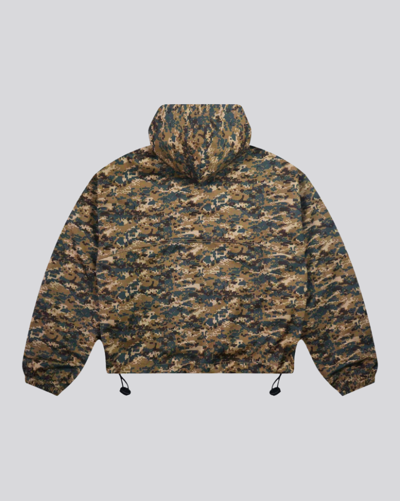 Unisex Digital Camouflage Zip-Up Hooded Jacket – Army Pixel