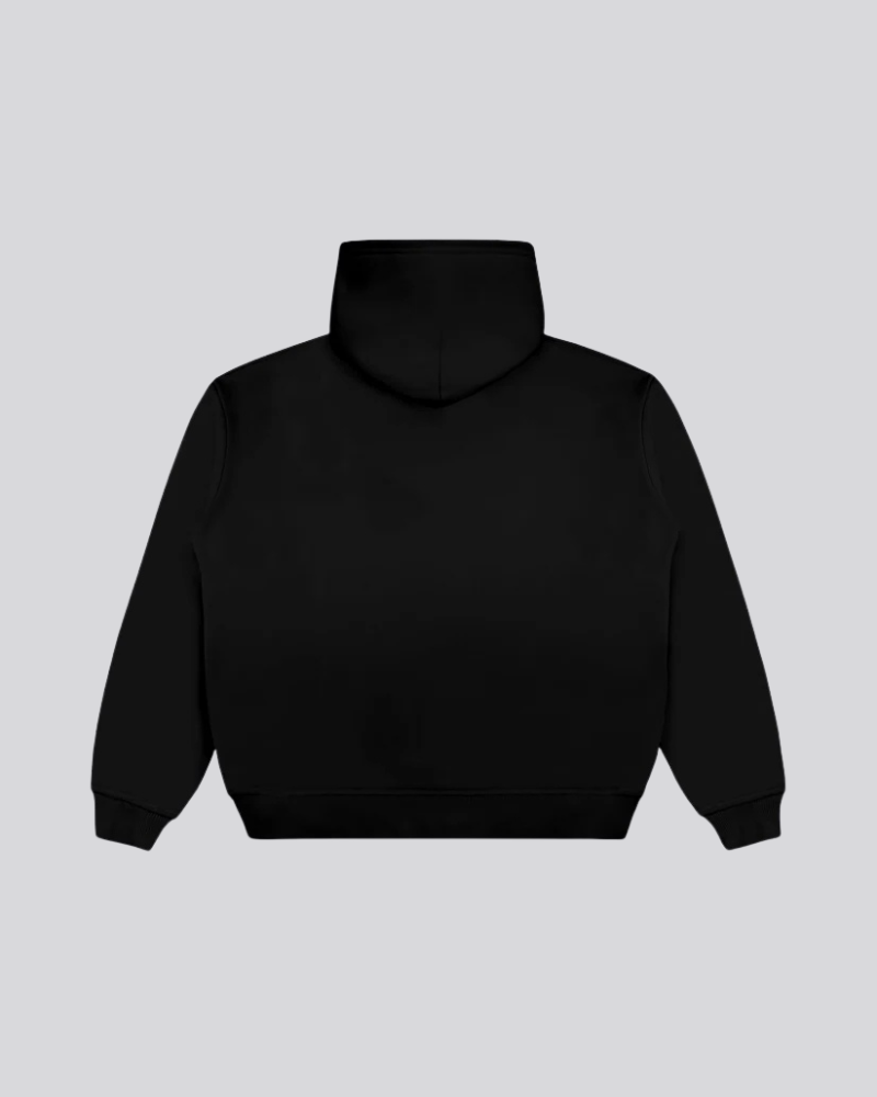 Unisex Heavyweight Graphic Hoodie – Black