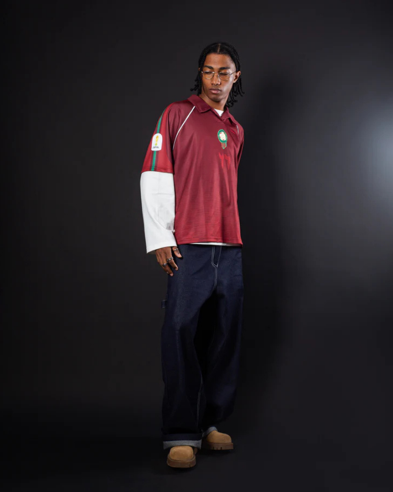 Unisex Raglan Long-Sleeve Cotton T-Shirt – Off-White