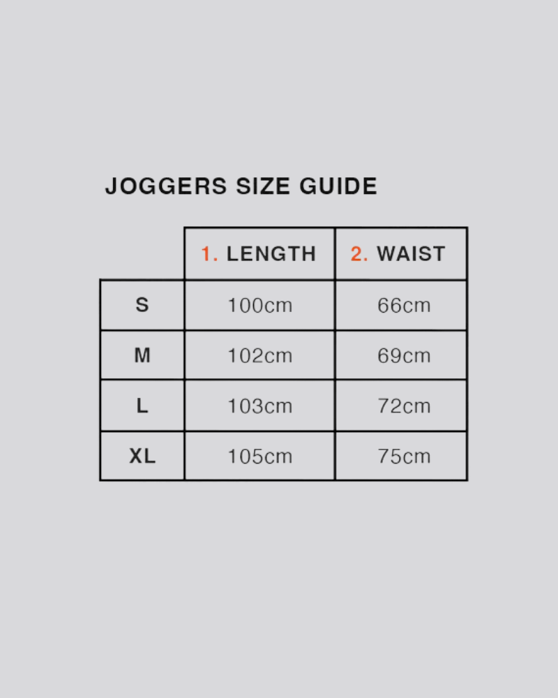 Cream White Heavyweight Joggers with Elasticated Cuffs and Rear Pocket