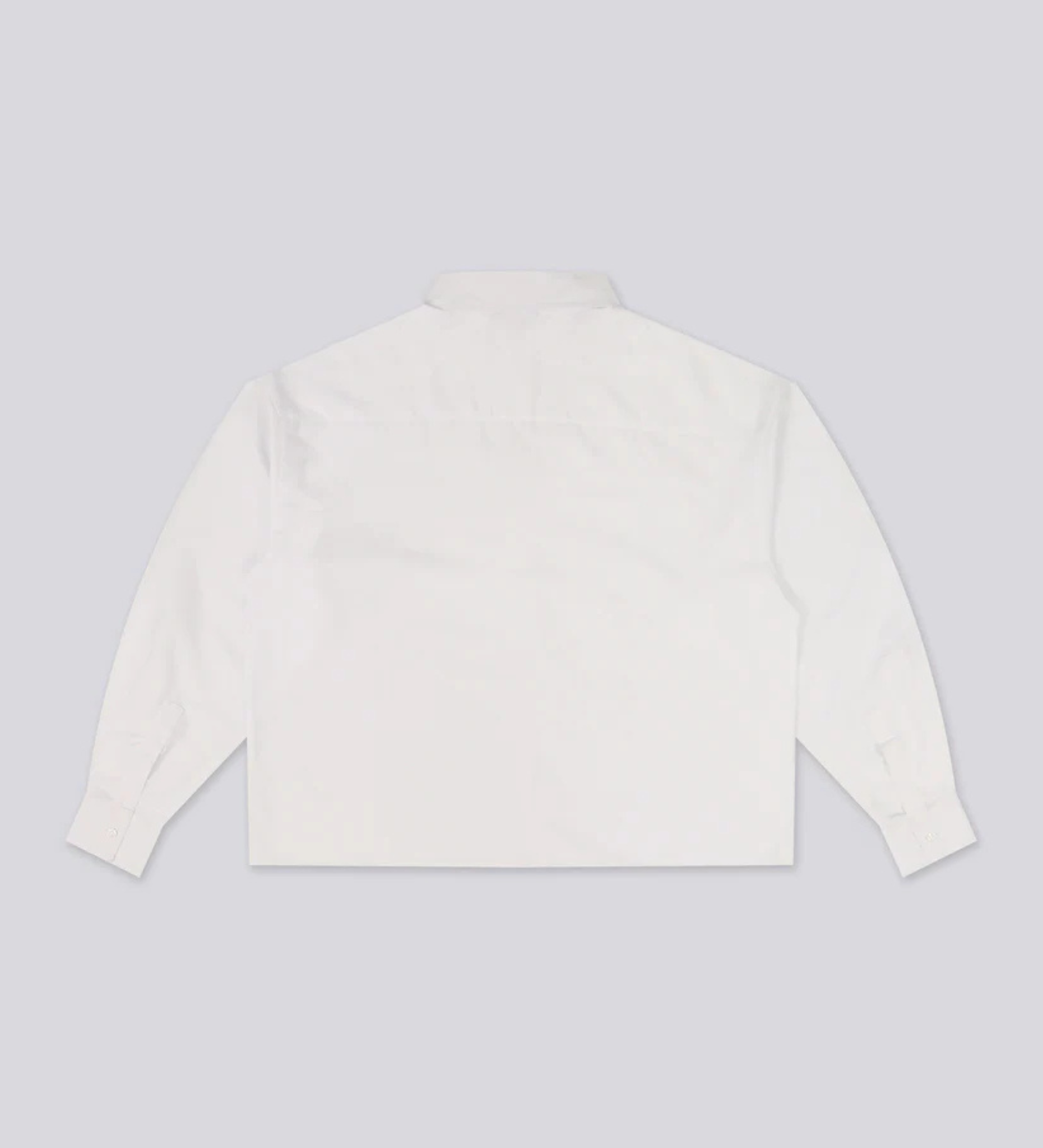 Unisex Boxy Heavyweight Cotton Shirt – Off-White