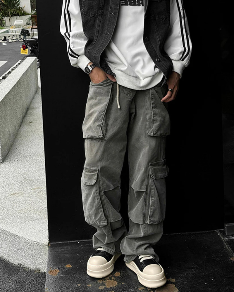 Black Low-Top Chunky Platform Sneakers with Cream Bulbous Toe Cap